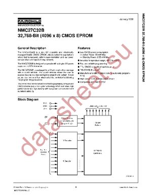 NMC27C32BQ200 datasheet  